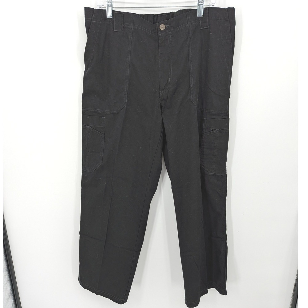 Carhartt Cargo Pants Mens Large Black Ripstop Workwear Utility Gorpcore Casual